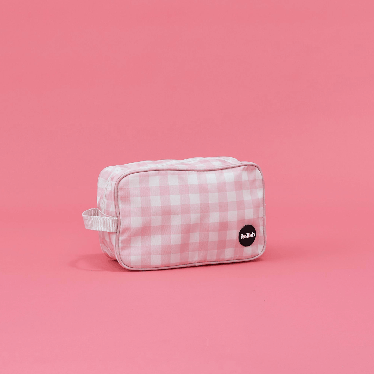 Travel Bag Candy Pink Check