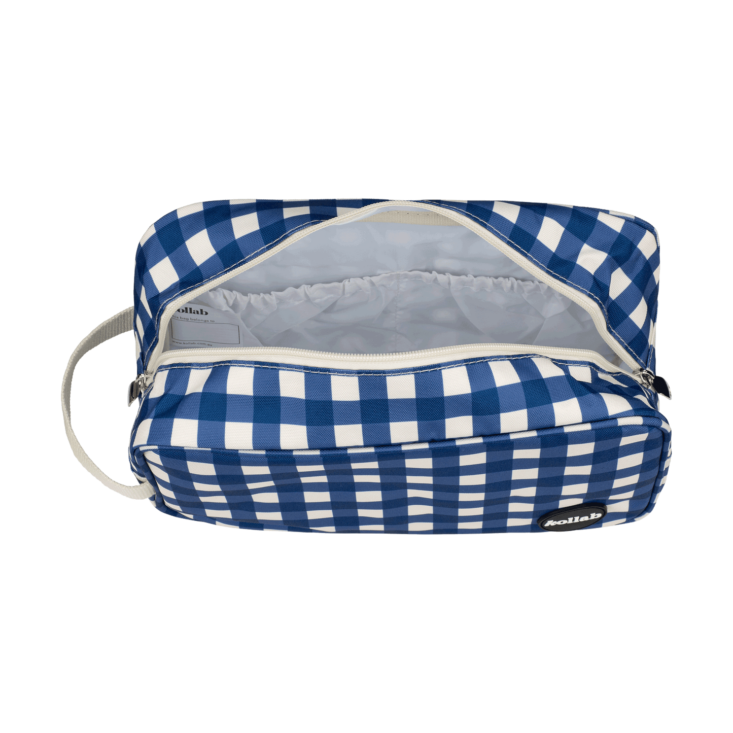 Travel Bag Blue Check