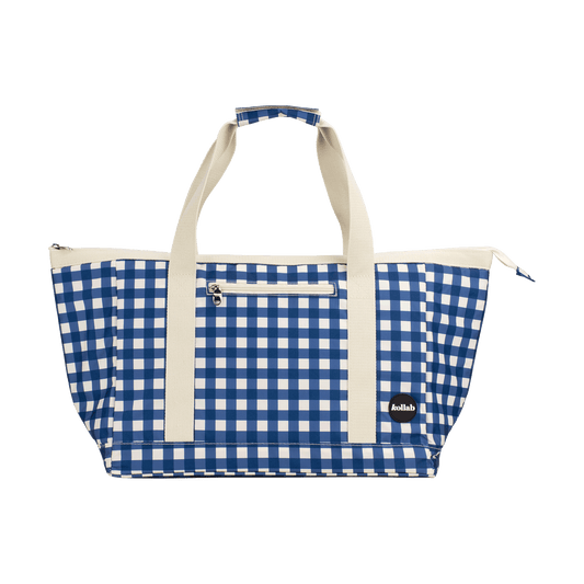 Tote Bag Blue Check