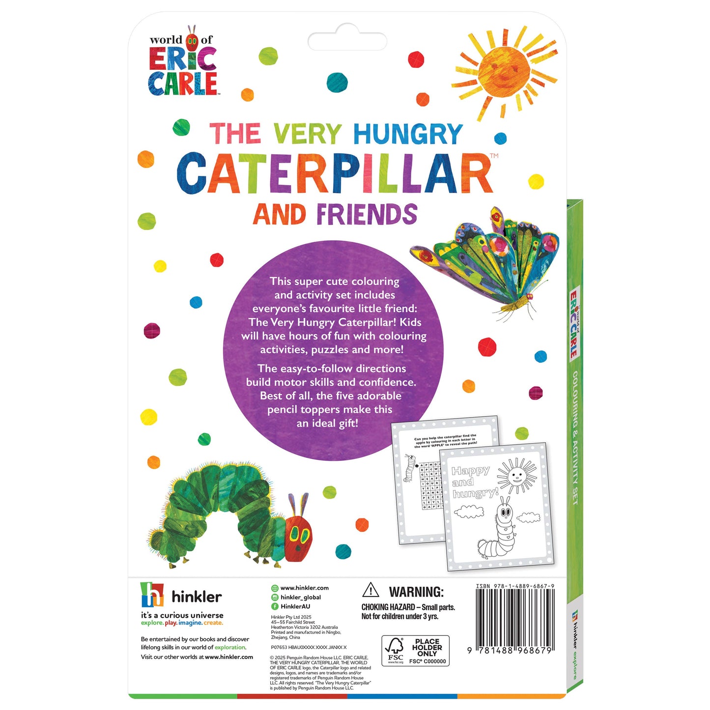 The Very Hungry Caterpillar Colouring & Activity Set | On Sale