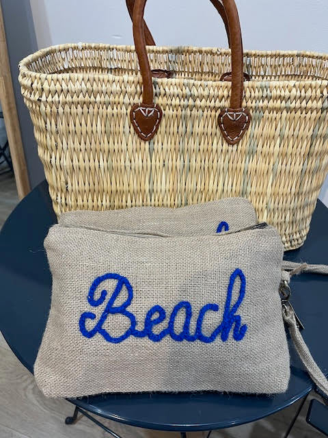 Beach Clutch / Make Up Bag