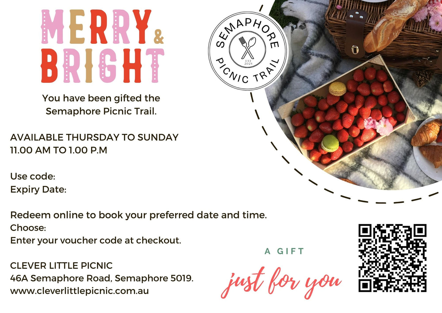 Christmas Picnic Trail Voucher