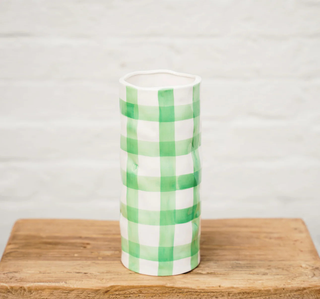 Noss Gingham Vase