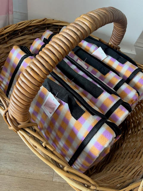 Gingham Picnic Rug