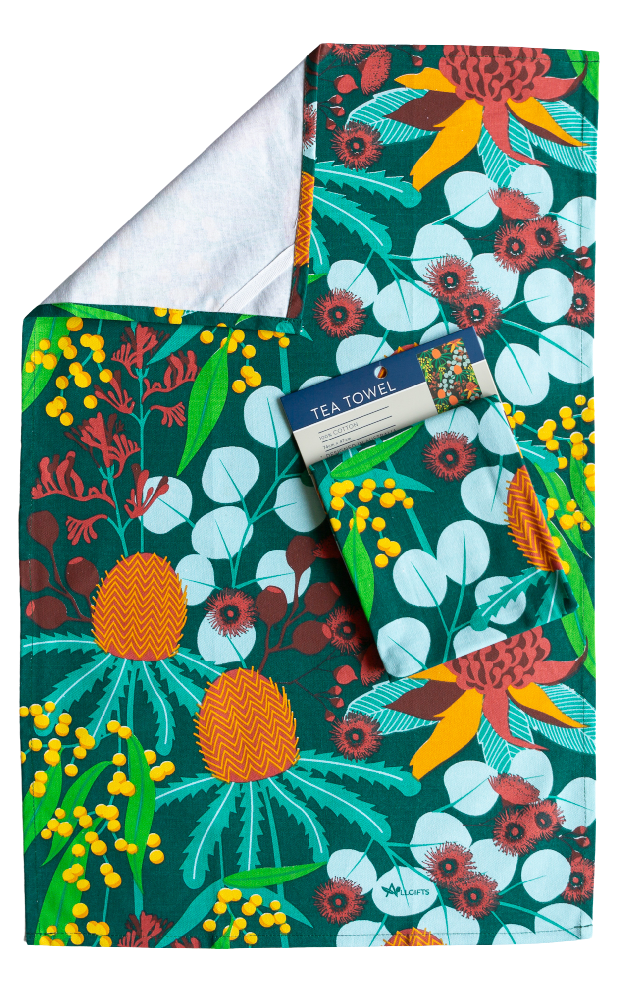 Cotton Tea Towel - Australian Botanicals