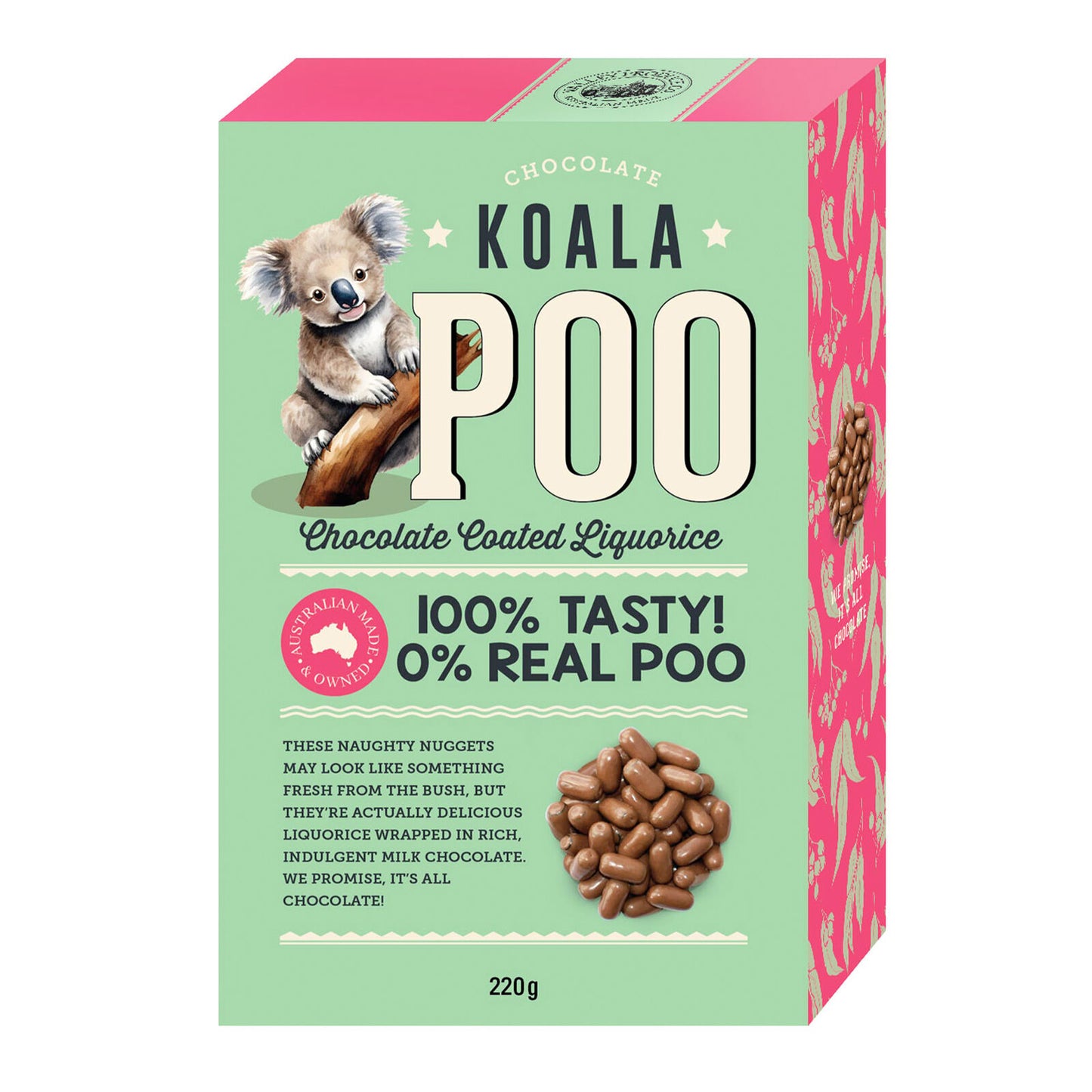 Koala Poo Chocolate Coated Liquorice