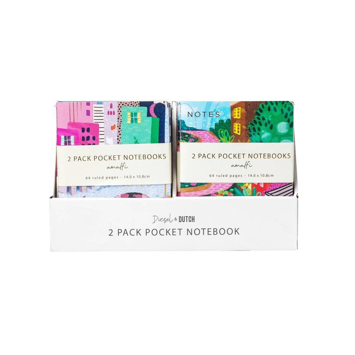 Amalfi Pocket Notebook 2pk