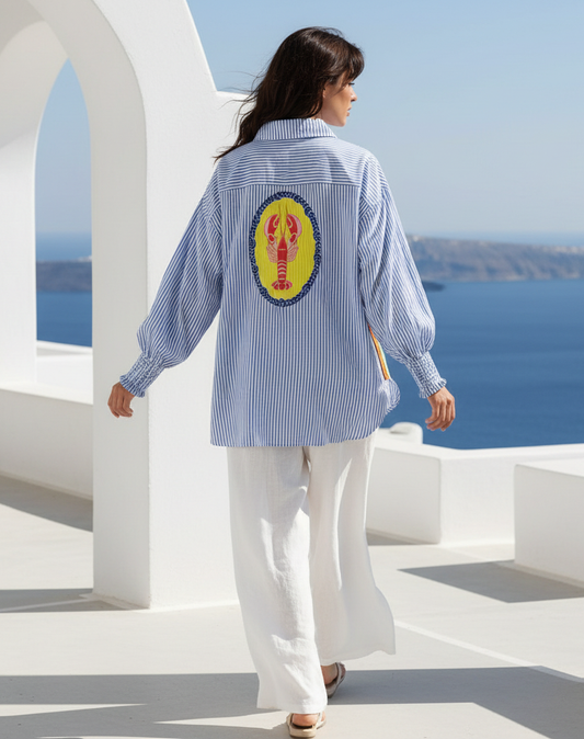 NINE FOUR NINE Blue Lobster SHIRT