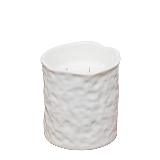 White Textured Candle