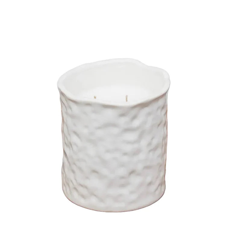 White Textured Candle