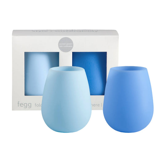 Silicone Unbreakable Glasses Sky + Kingfisher