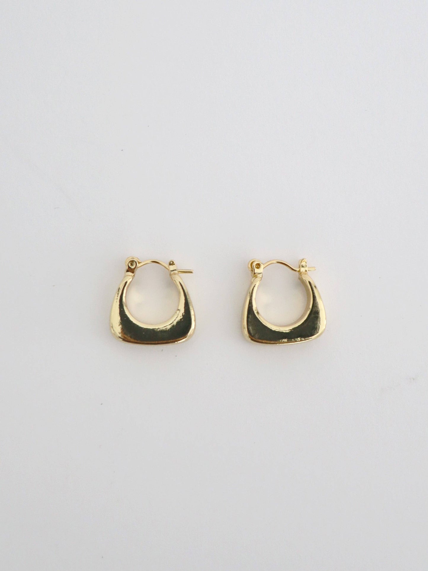 Nora Huggie 18K Gold Plated  Earrings