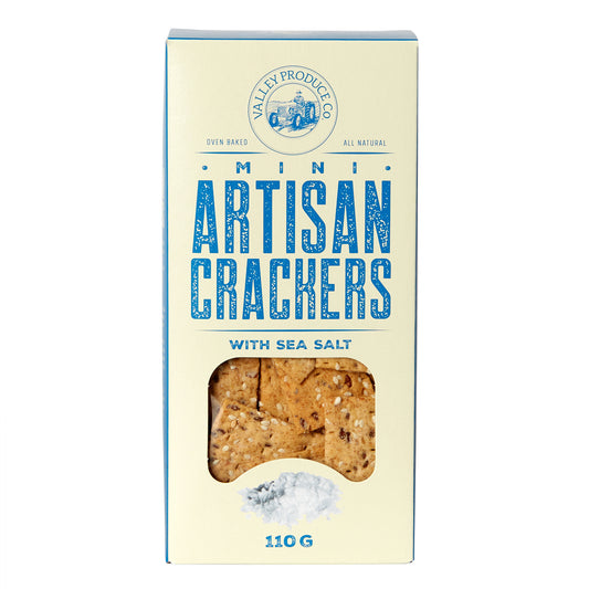 Mini Artisan Crackers with Sea Salt 110g