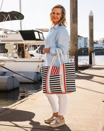 Sorrento Canvas Beach Bag
