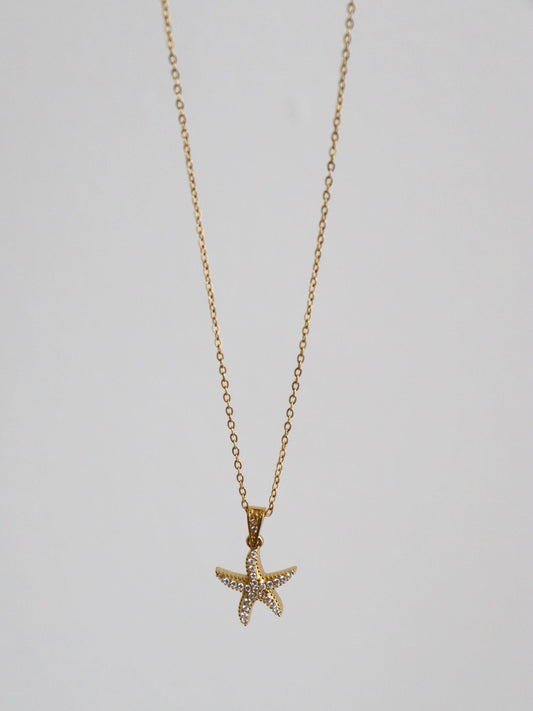 Selene Starfish 18K Gold Plated Necklace