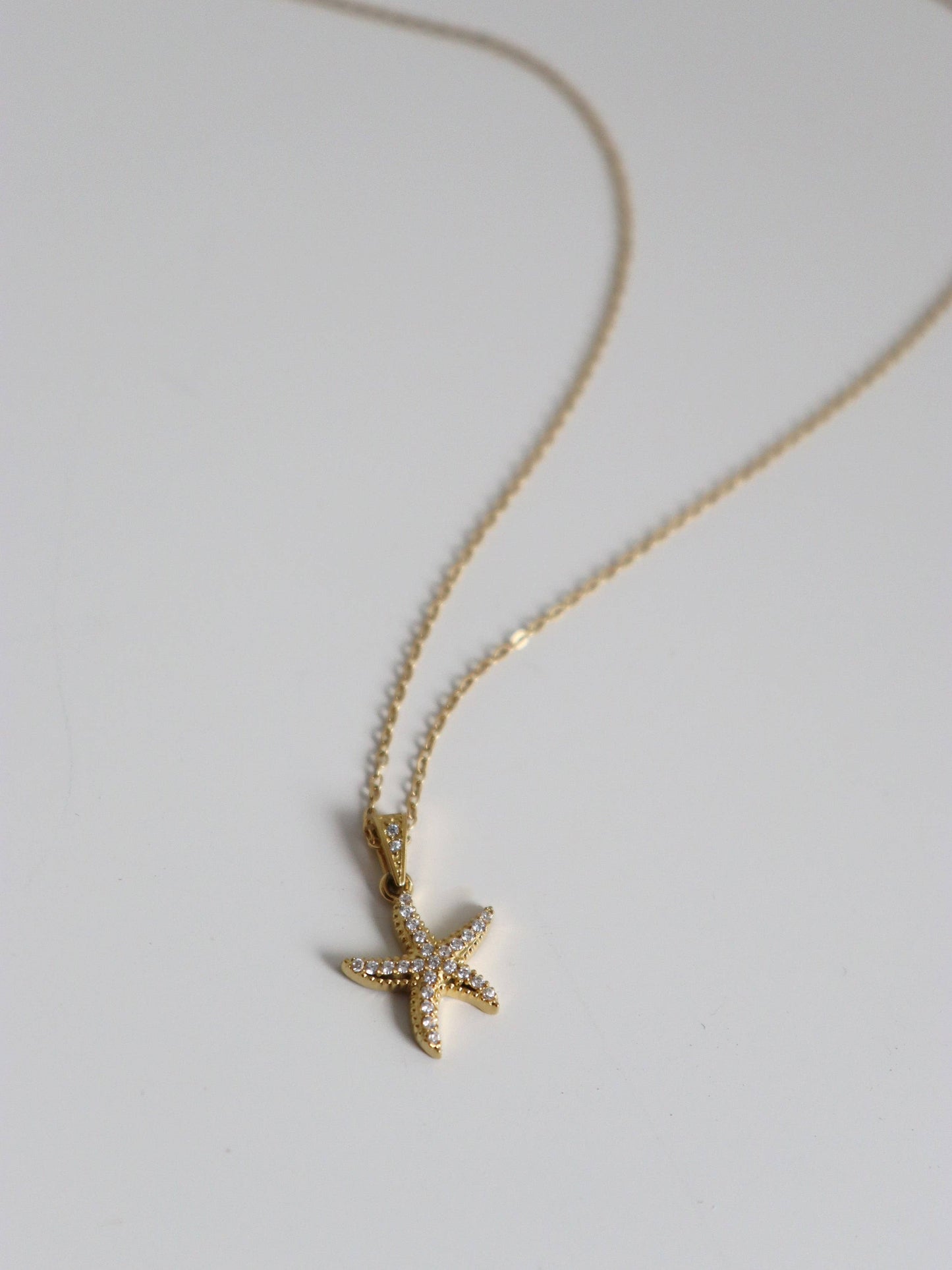 Selene Starfish 18K Gold Plated Necklace