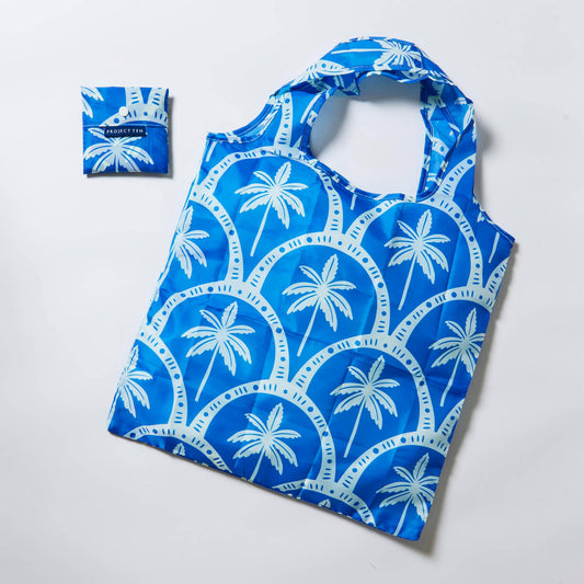 Pocket Shopper – Blue Palm