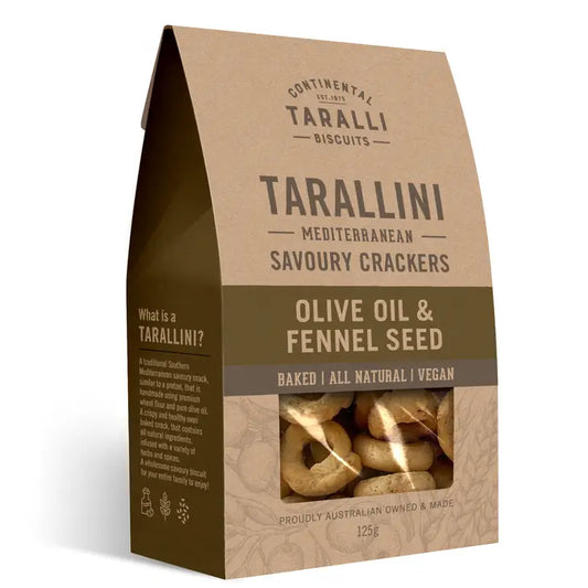 Tarallini - Olive Oil & Fennel Seeds (125g)