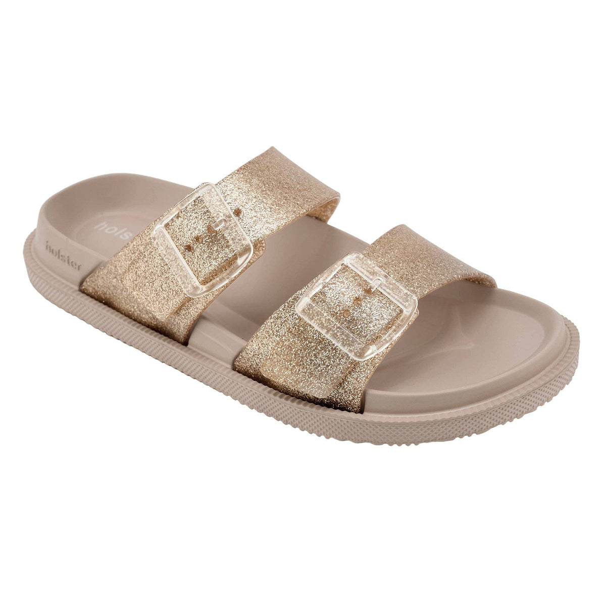 Soleshimmer Slide - Gold Glitter Hoster