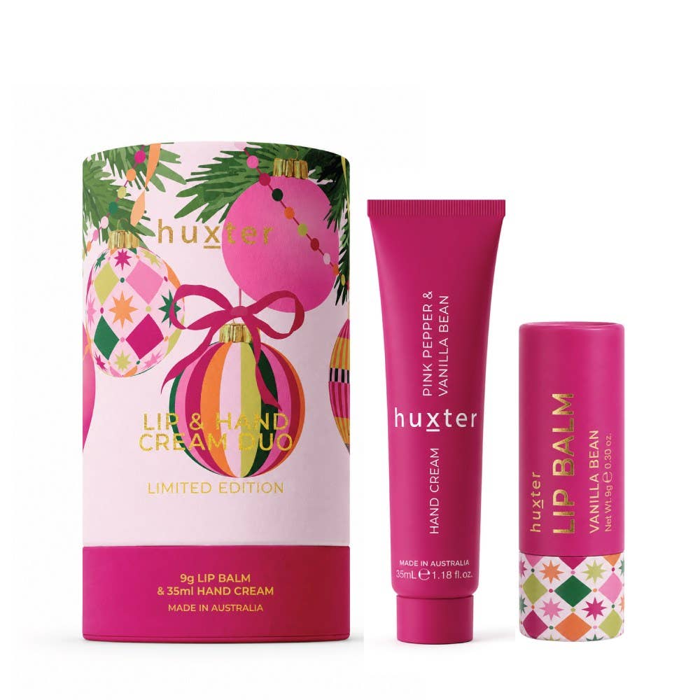Lip & Hand Cream Duo -  Pink Pepper & Vanilla Bean