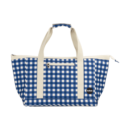 Tote Bag Blue Check