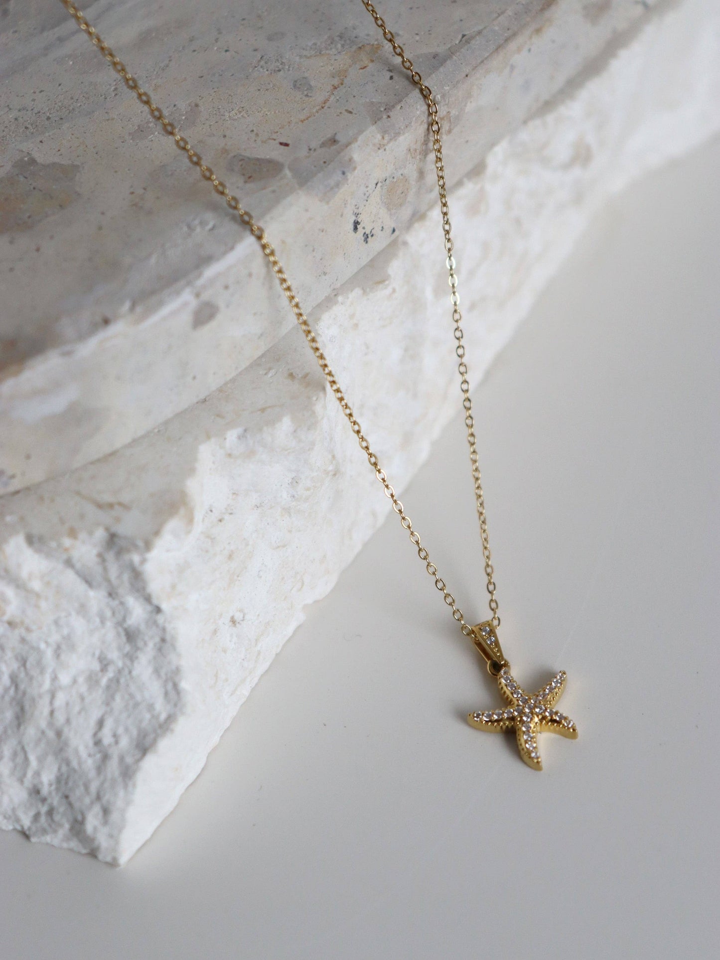 Selene Starfish 18K Gold Plated Necklace