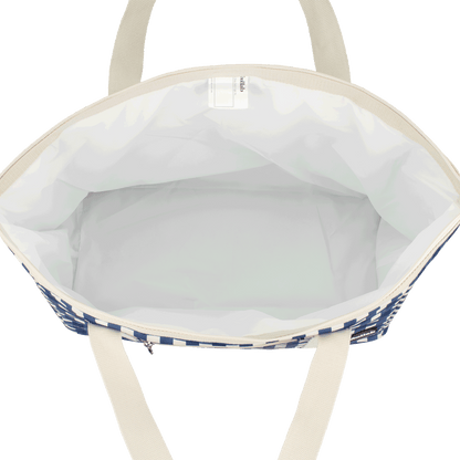 Tote Bag Blue Check