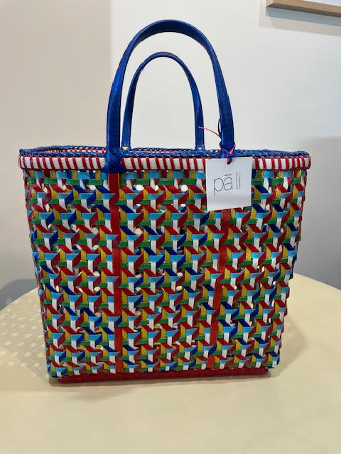 Pali Basket - Kuukuu Large Red and Blue