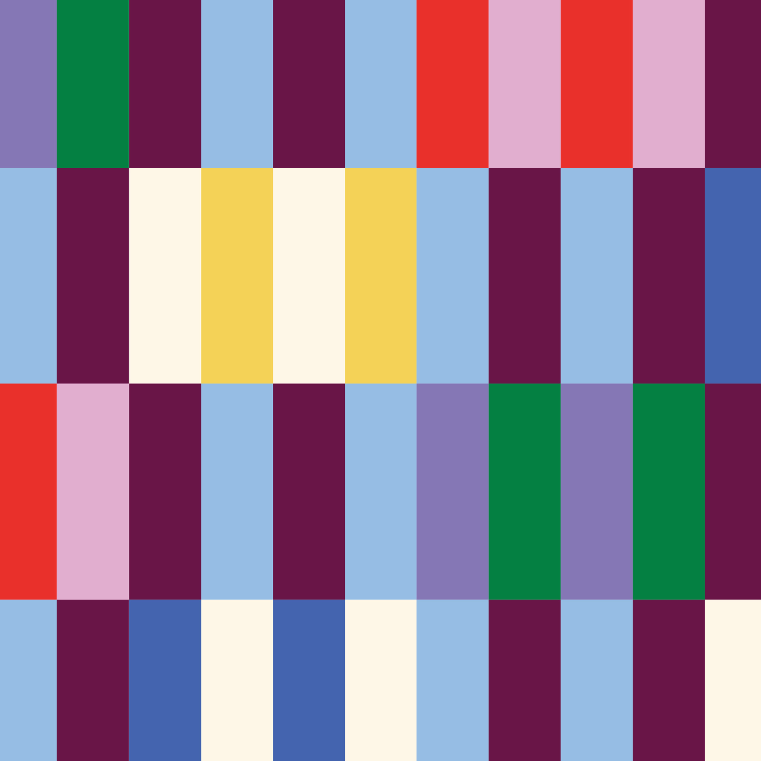 Color swatch with vertical stripes in various colors