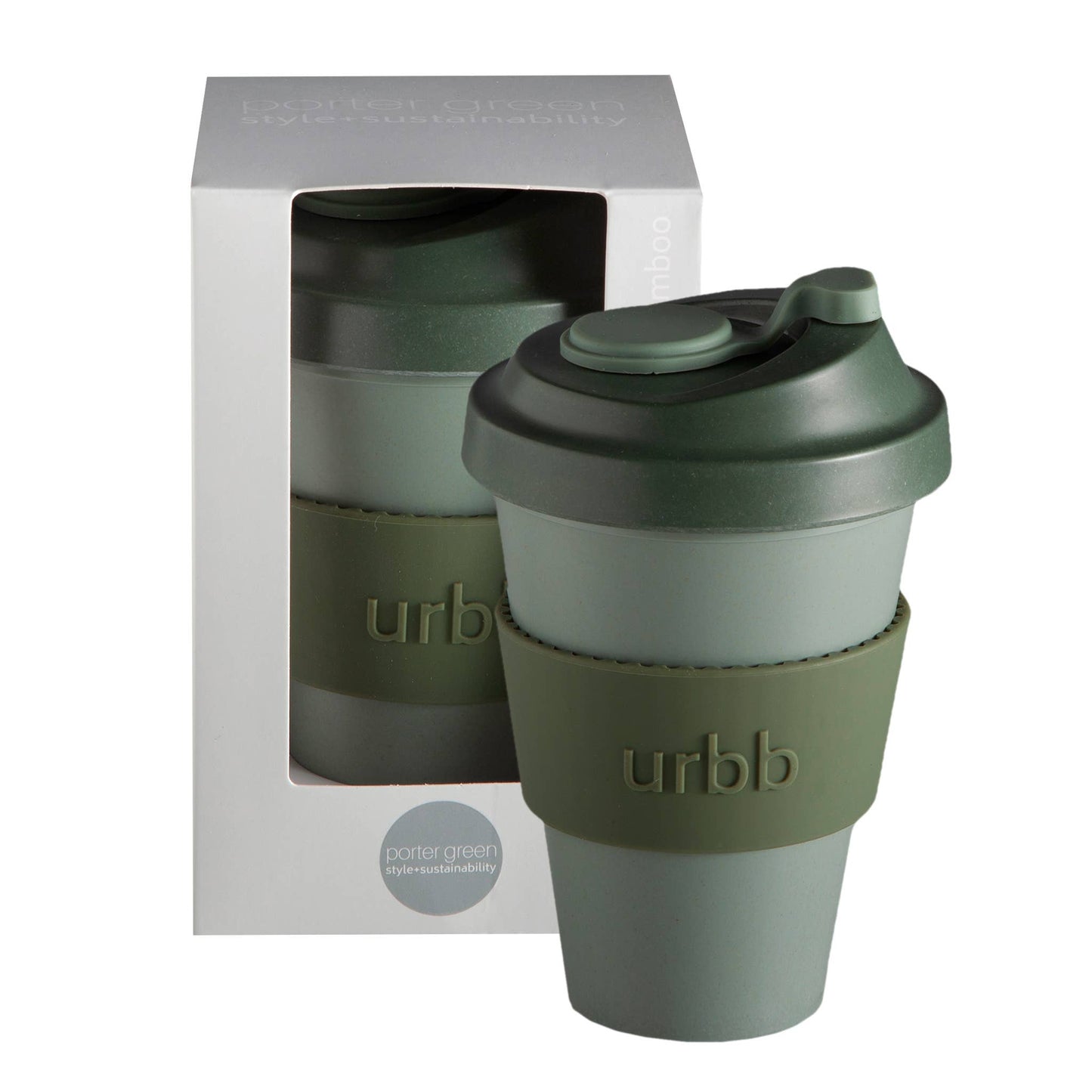 Sage + Olive  Bamboo Coffee Cup