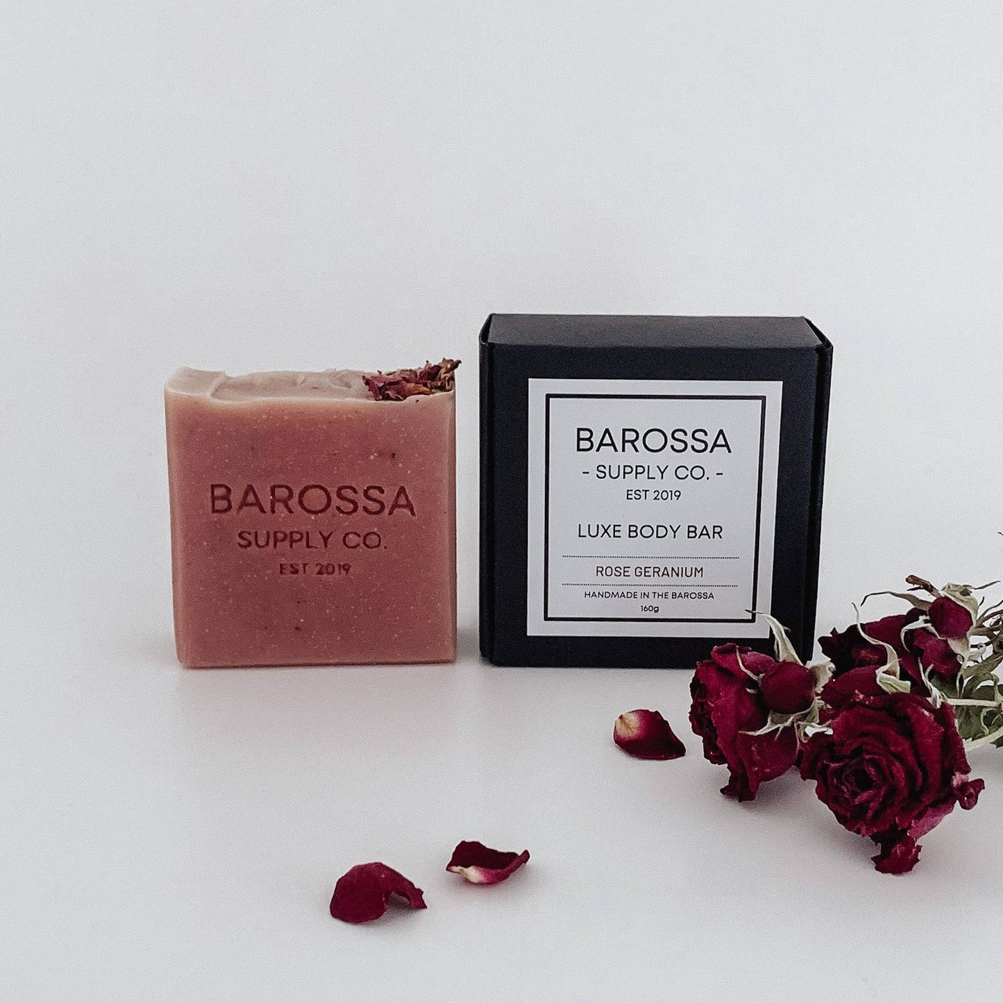 Barossa Supply Co. Luxe Body Bar with a black box on a white background
