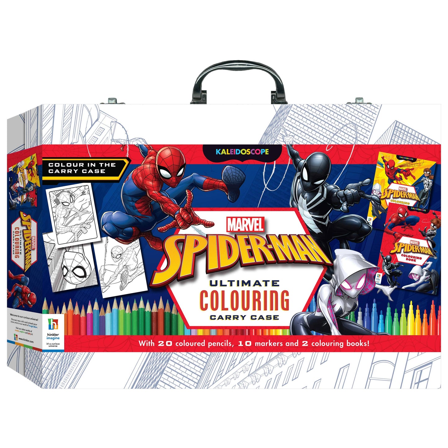 Kaleidoscope Marvel Spider-Man Colouring Carry Case
