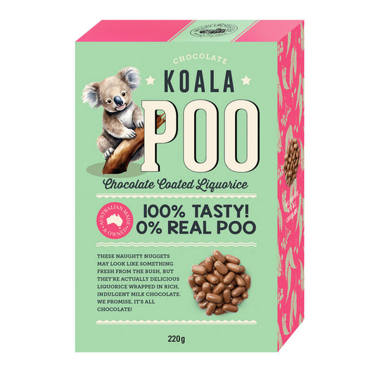 Koala Poo Chocolate Coated Liquorice