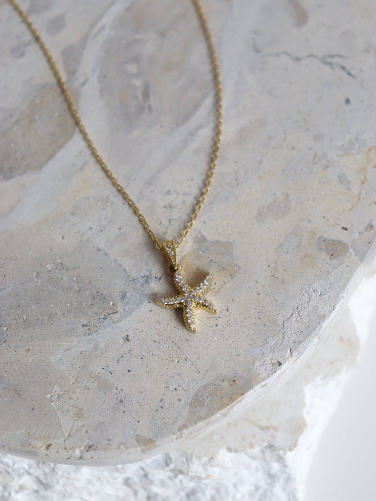 Selene Starfish 18K Gold Plated Necklace