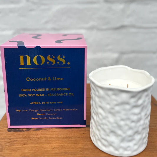 White Textured Candle