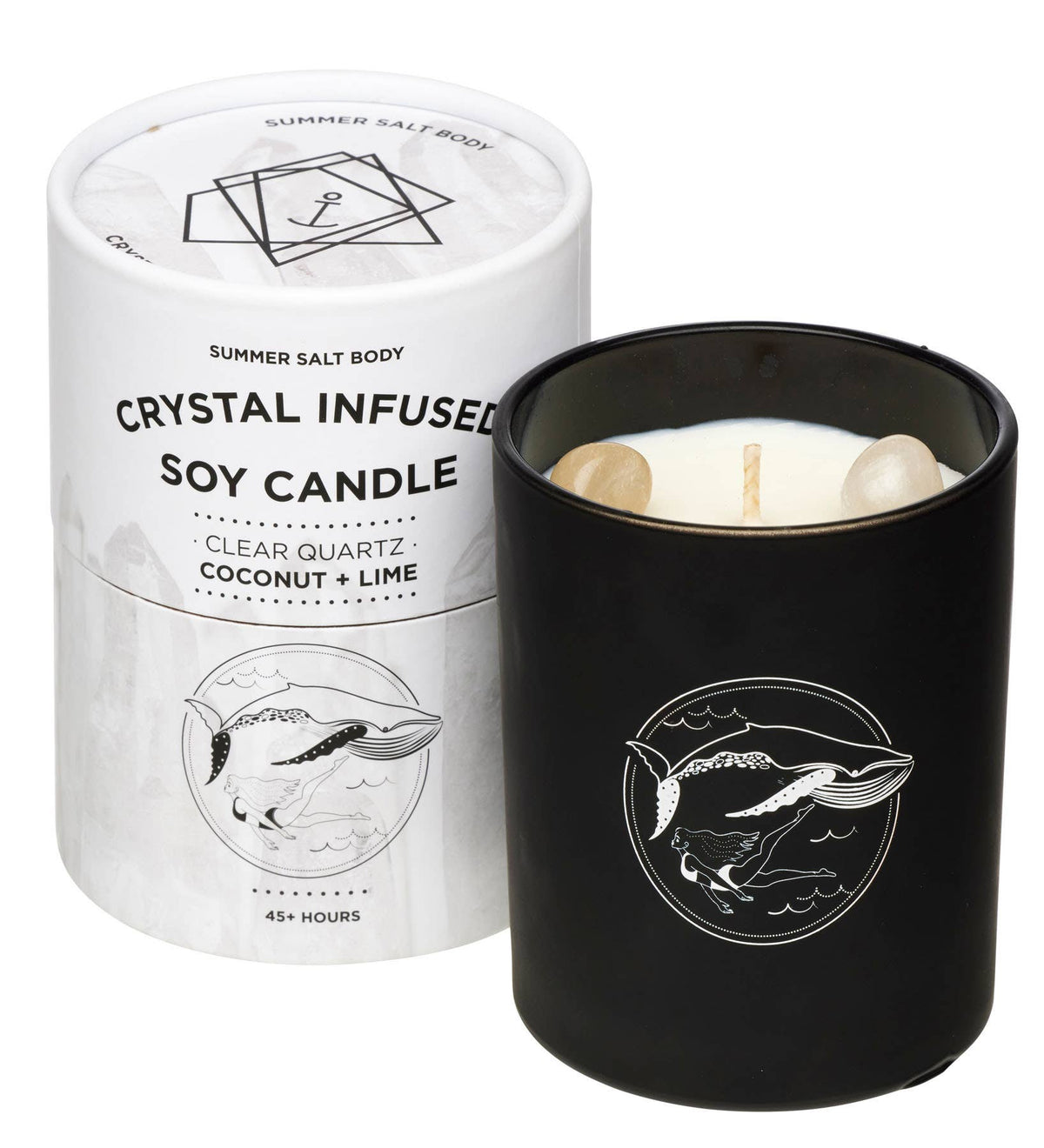 Clear Quartz x Coconut & Lime Candle