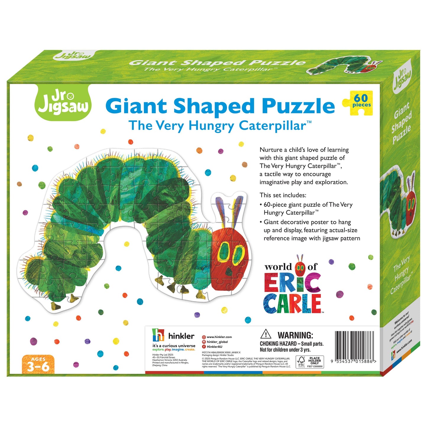 Shaped Floor Hungry Caterpillar Puzzle