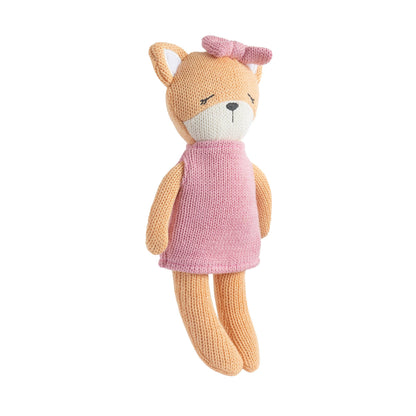 Knitted Animal Toy- Frankie the Fox