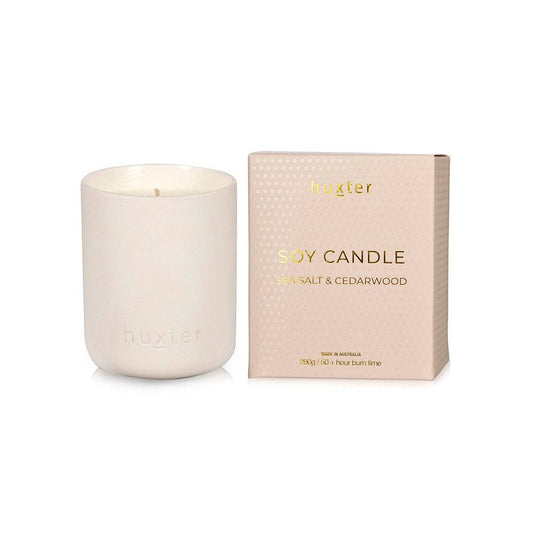 Candle Boxed - 290gm - Neutral - Sea Salt & Cedarwood