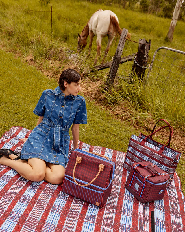 Mulberry Luxe Picnic Rug