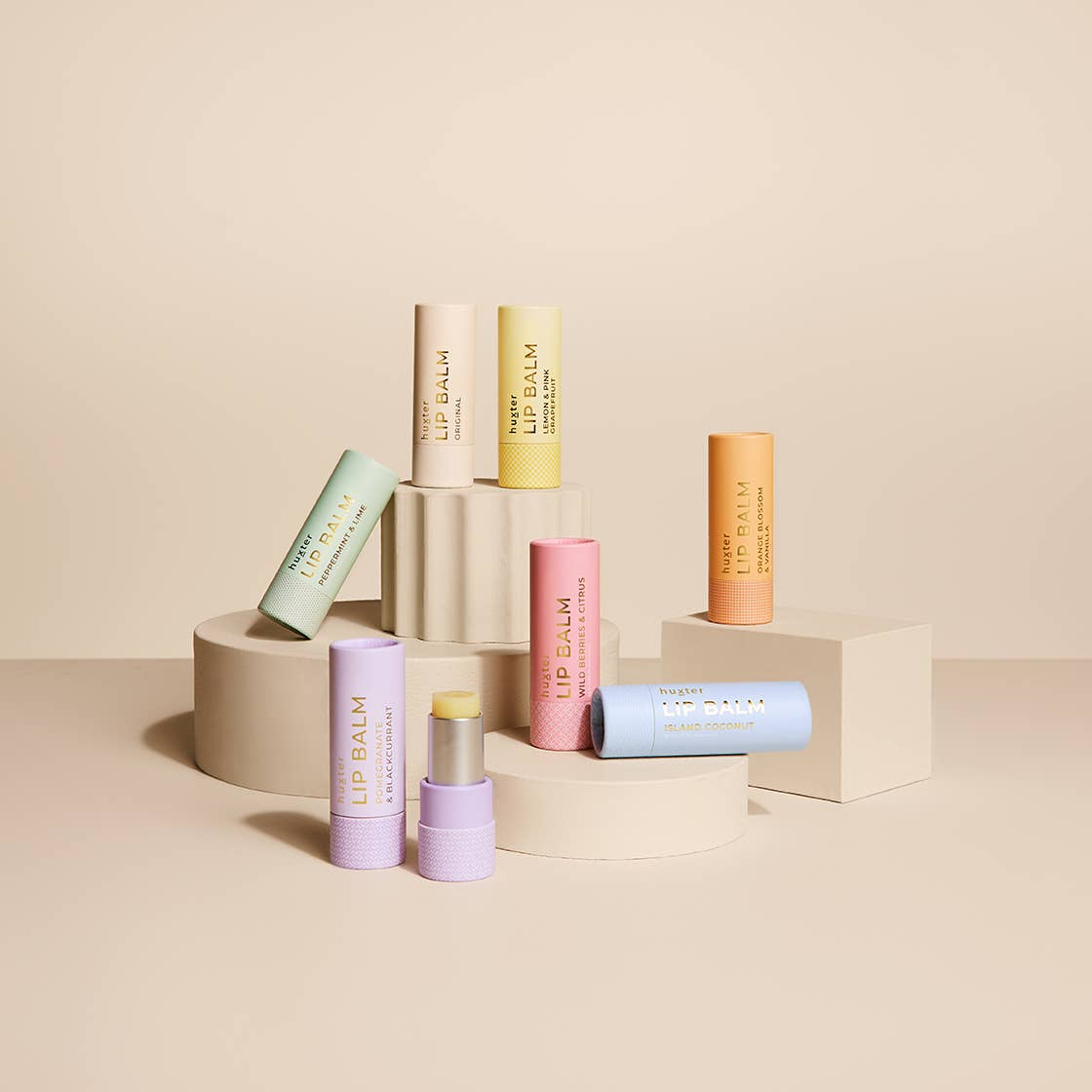 Lip Balm - Lemon & Pink Grapefruit - Pale Yellow - 9gm