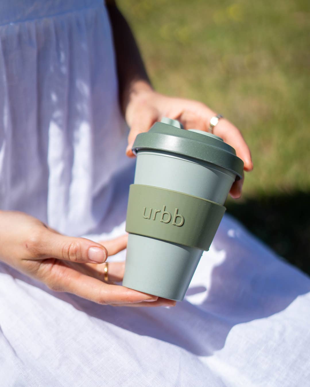 Sage + Olive  Bamboo Coffee Cup