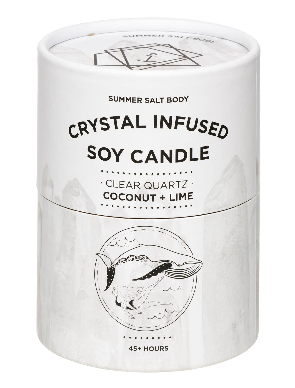 Clear Quartz x Coconut & Lime Candle
