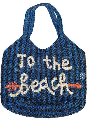 To the Beach - Jacksons Jute Bag